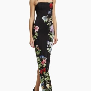 Floral Black Maxi Dress